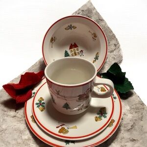 Festive Joy of Christmas Holiday Dinnerware Set
